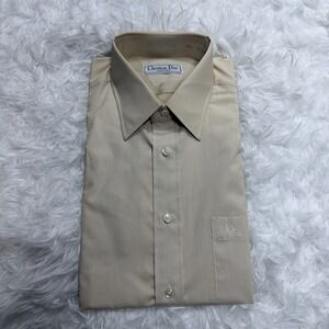 Vintage 90's Christian Dior Shirt Mens "Chemises" Long Sleeve Button Down